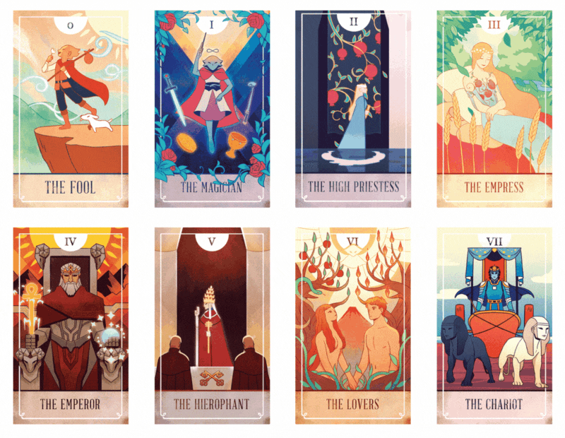 the fablemaker's animated tarot
